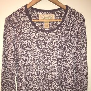 Aventura Purple Patterned Thermal, Size XL.